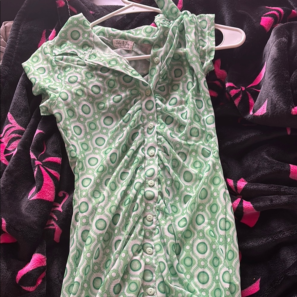 Tulle Green Blouse Elegant and Versatile